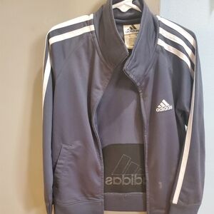 Adidas Boys Gray Track Jacket